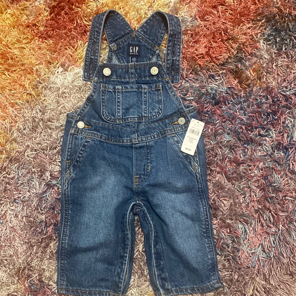 BRAND NEW Baby GAP denim overalls